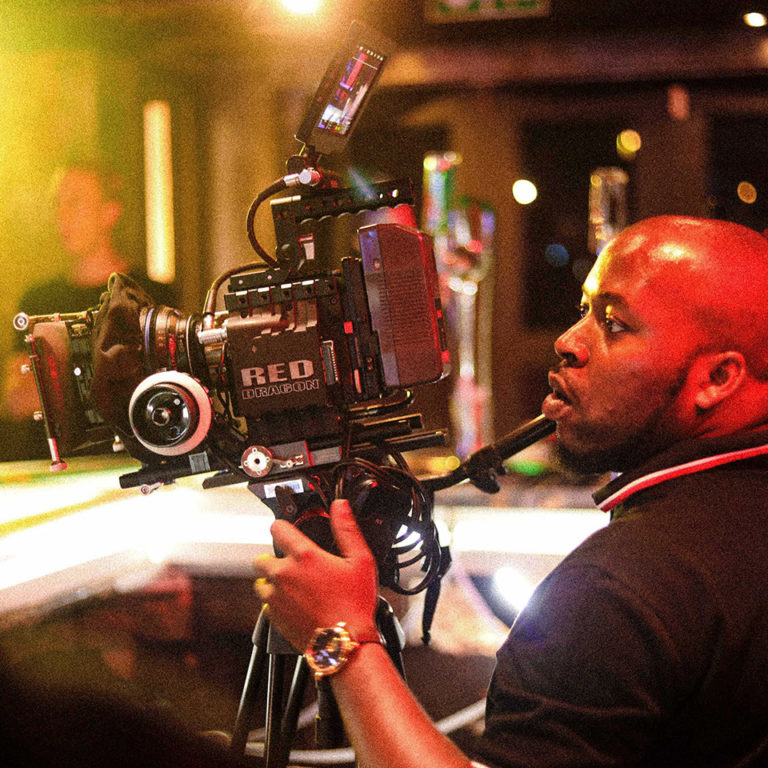 Production still — scene in progress