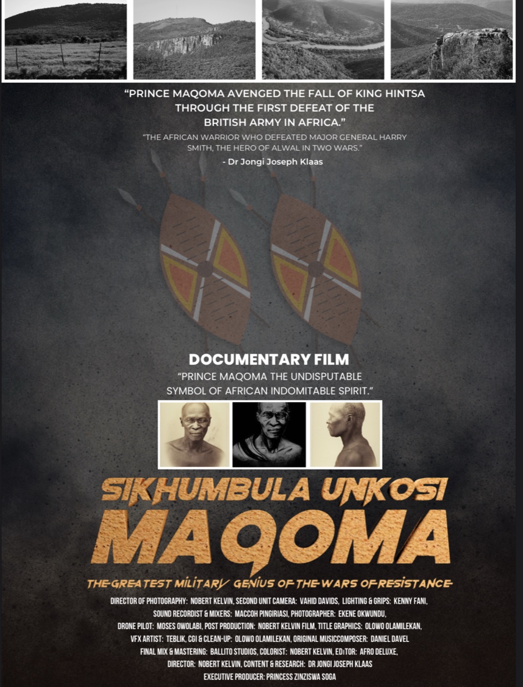 Sikhumbula Unkosi Maqoma — documentary film poster